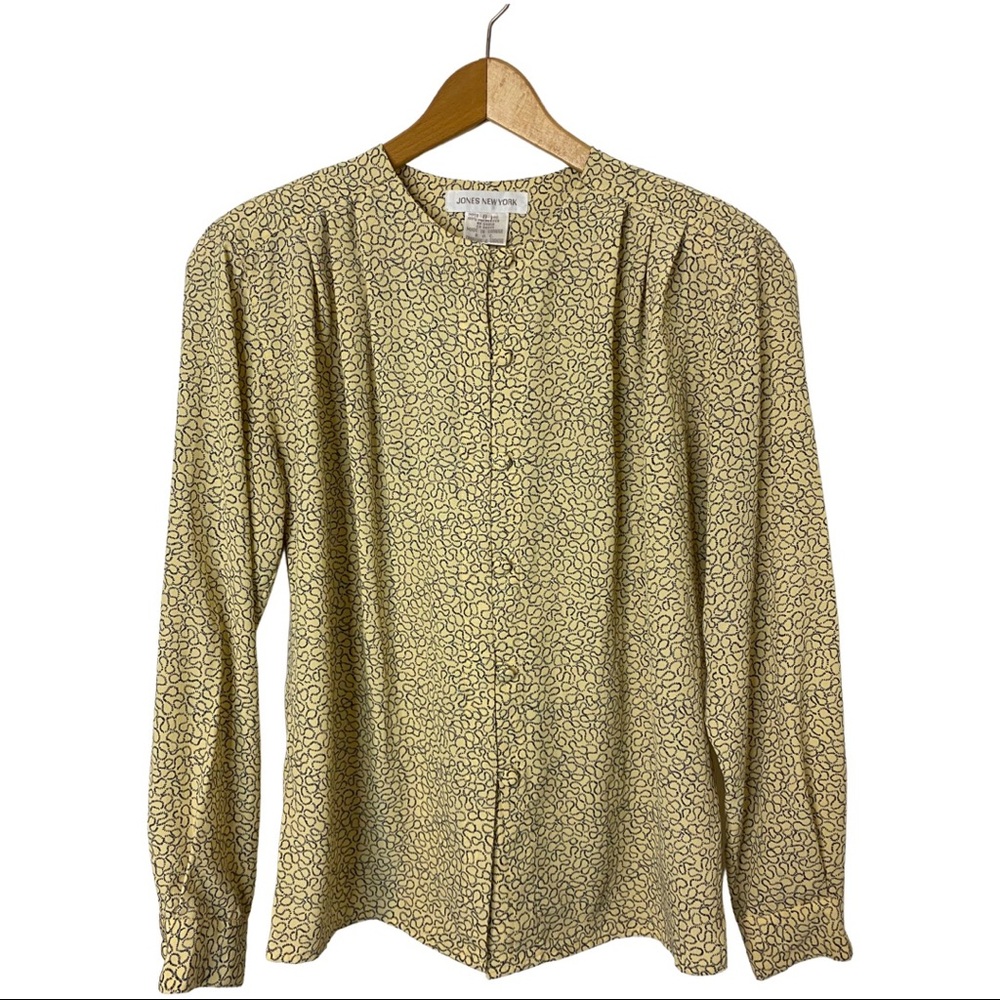 Jones New York Vintage Light Academia Women’s Dress shirt size 8